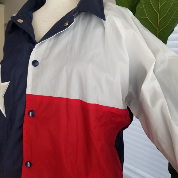 Tiger Hill Texas Flag Windbreaker Jacket size XL - Picture 6 of 10